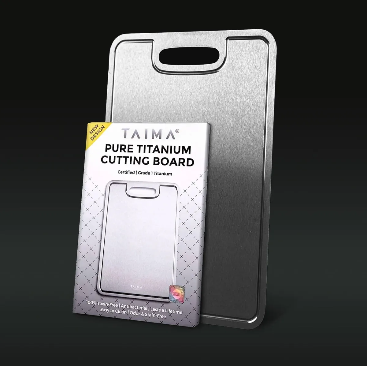 Taima certified pure titanium cutting board